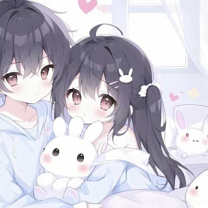 Avatar đôi anime phong cách anime