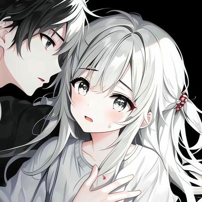 Avatar đôi anime xinh xắn