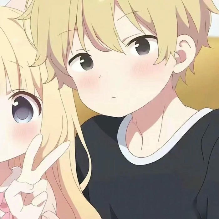 Chibi avatar đôi anime dễ thương