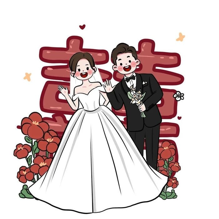 Chibi cưới váy cưới nhẹ dáng