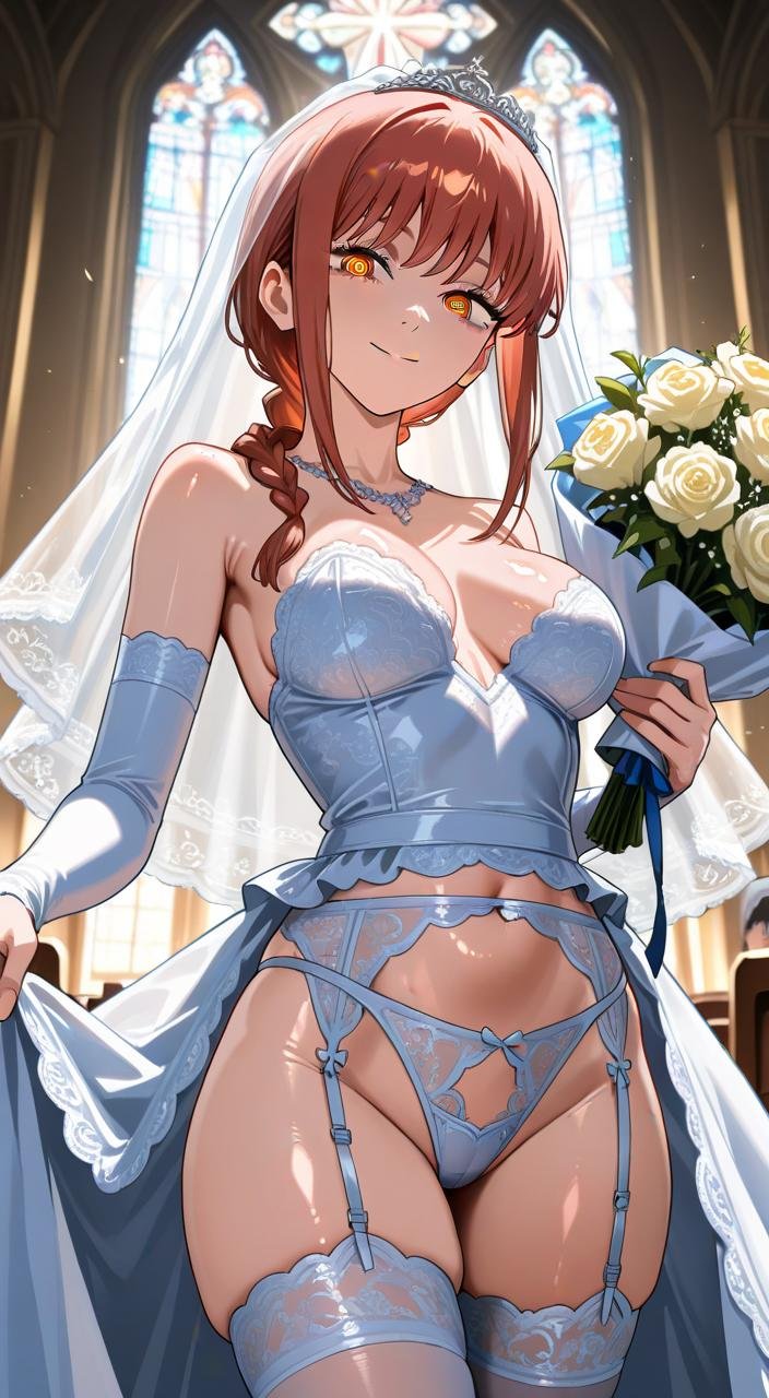 Hình ảnh Makima hentai nóng bỏng khoe thân hình