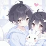 Hình ảnh avatar đôi anime dễ thương