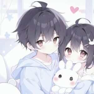 Hình ảnh avatar đôi anime dễ thương