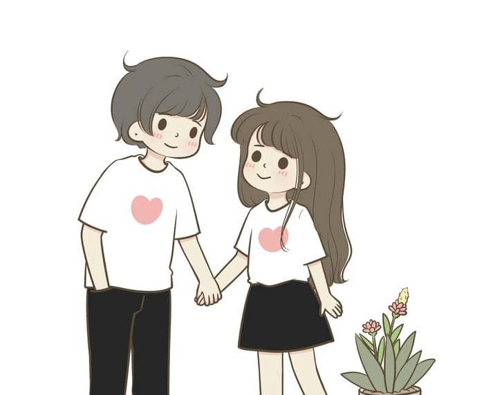 Hình ảnh chibi cặp đôi cute