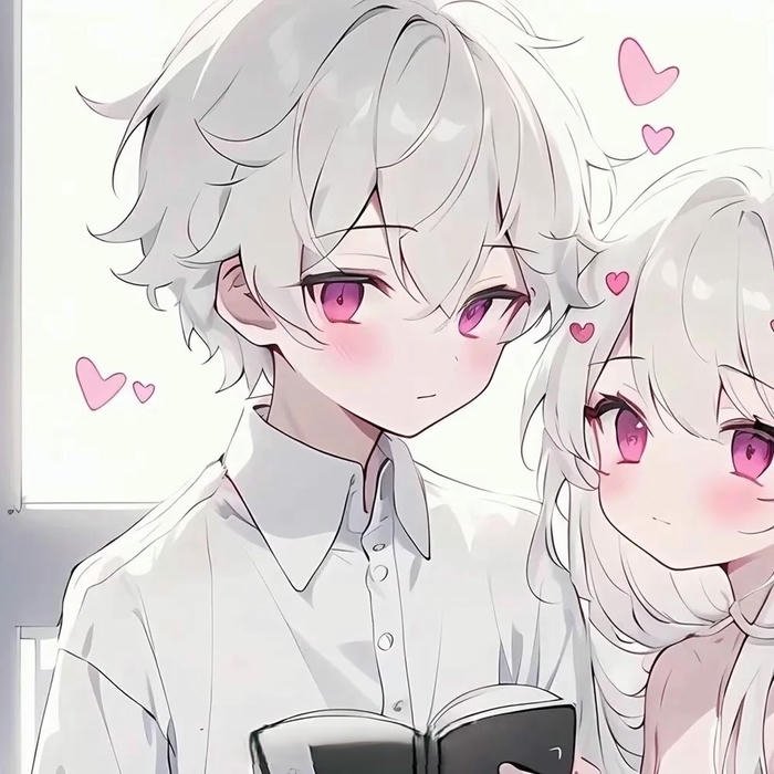 Hình avatar đôi anime đẹp dễ thương