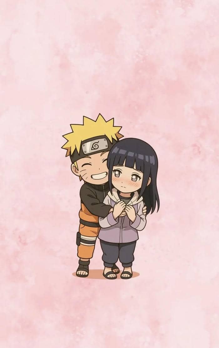 Hình chibi cặp đôi đẹp ánh mắt