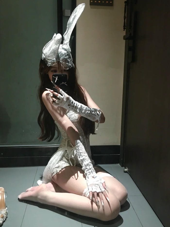 Hình cosplay thỏ đáng yêu cute mê ly