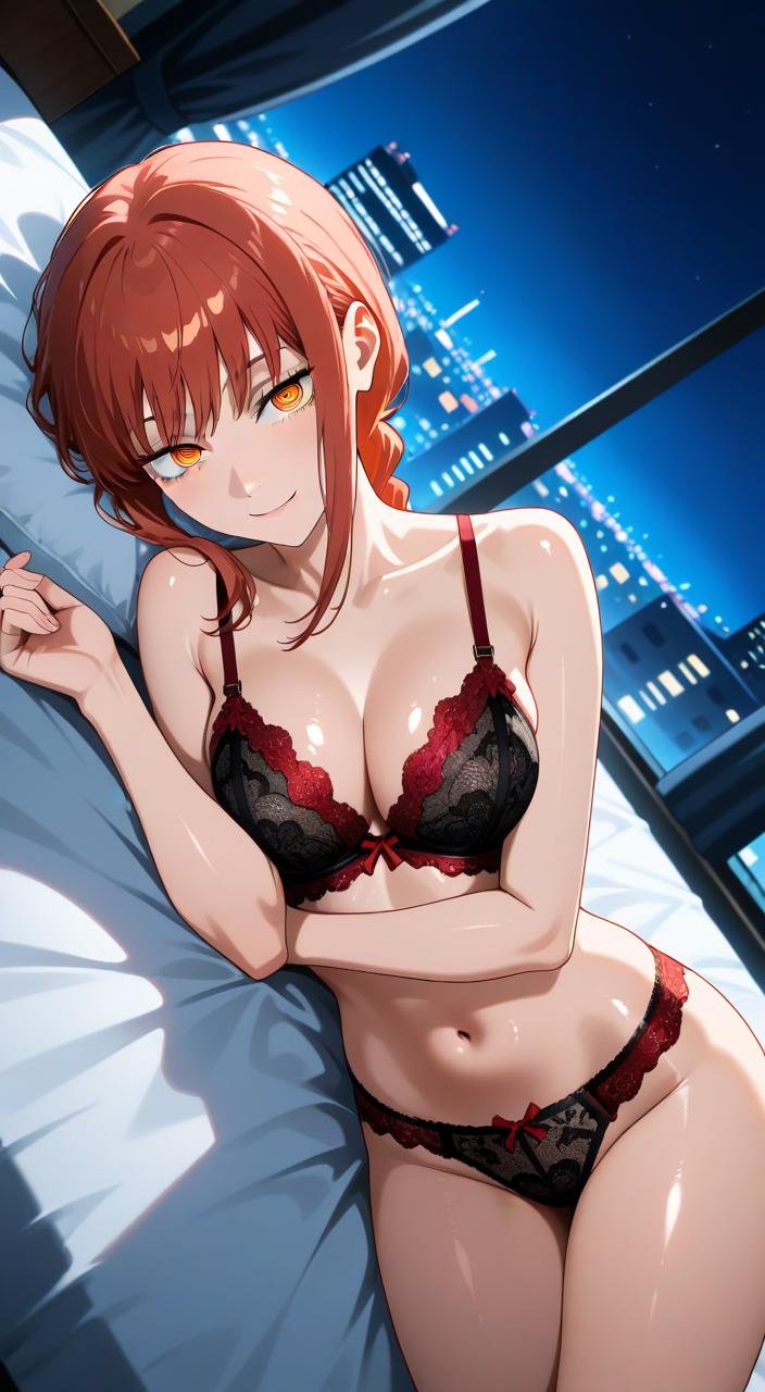 Makima anime sexy mông to cuốn hút ánh mắt