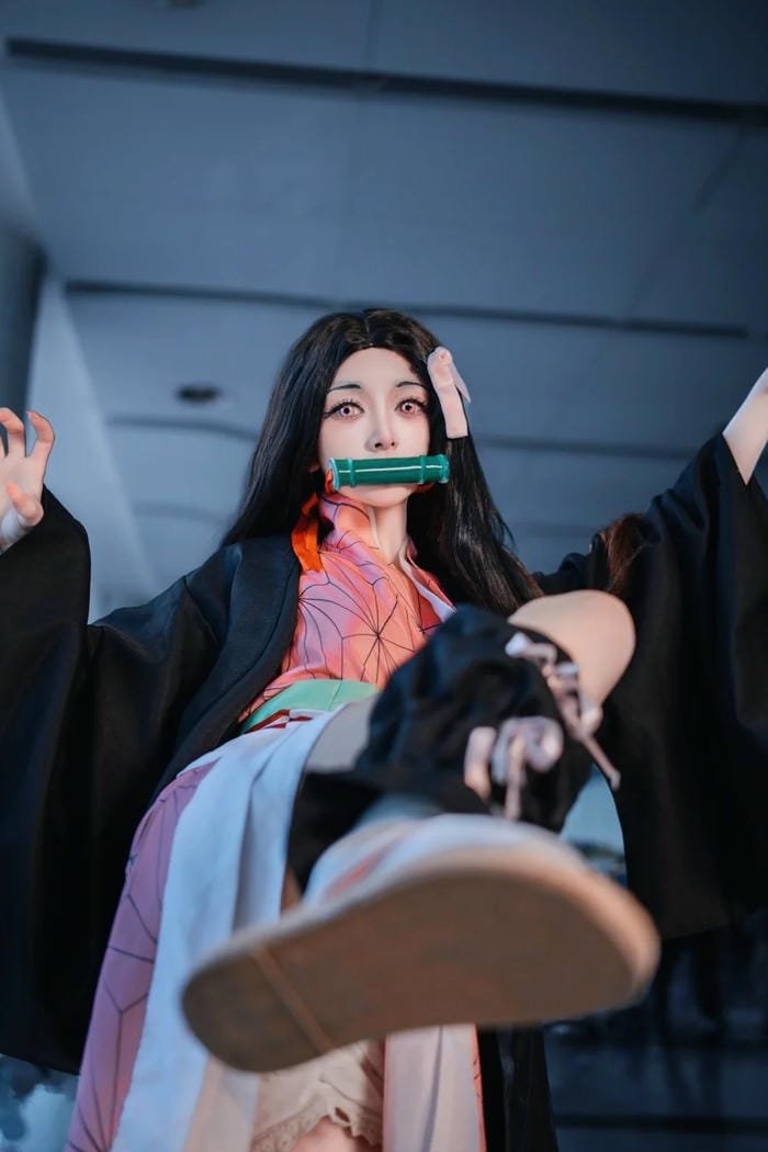 Nezuko cosplay ấn tượng