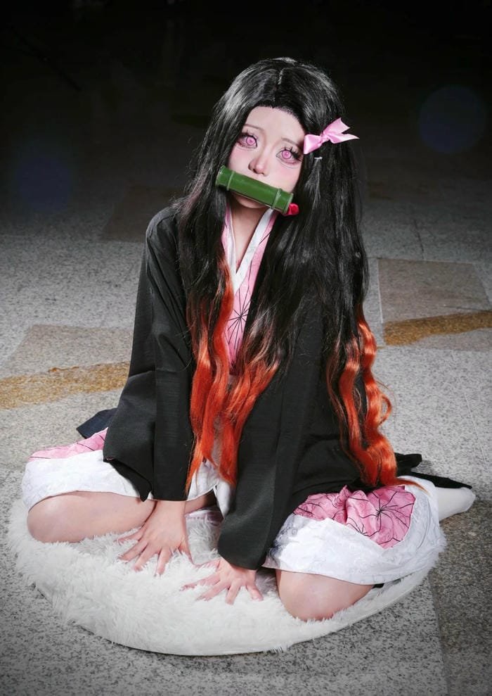 Nezuko cosplay anime