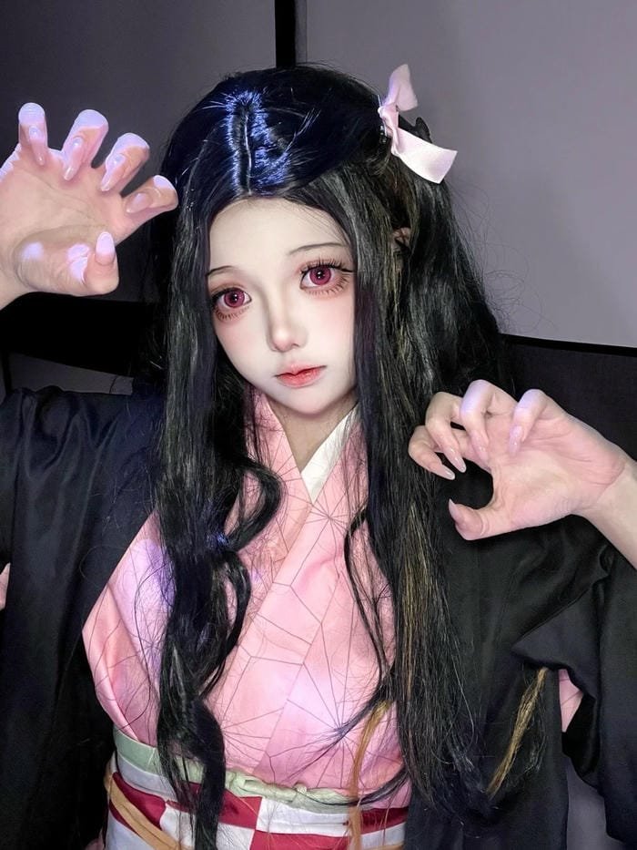 Nezuko cosplay chuẩn nhân vật