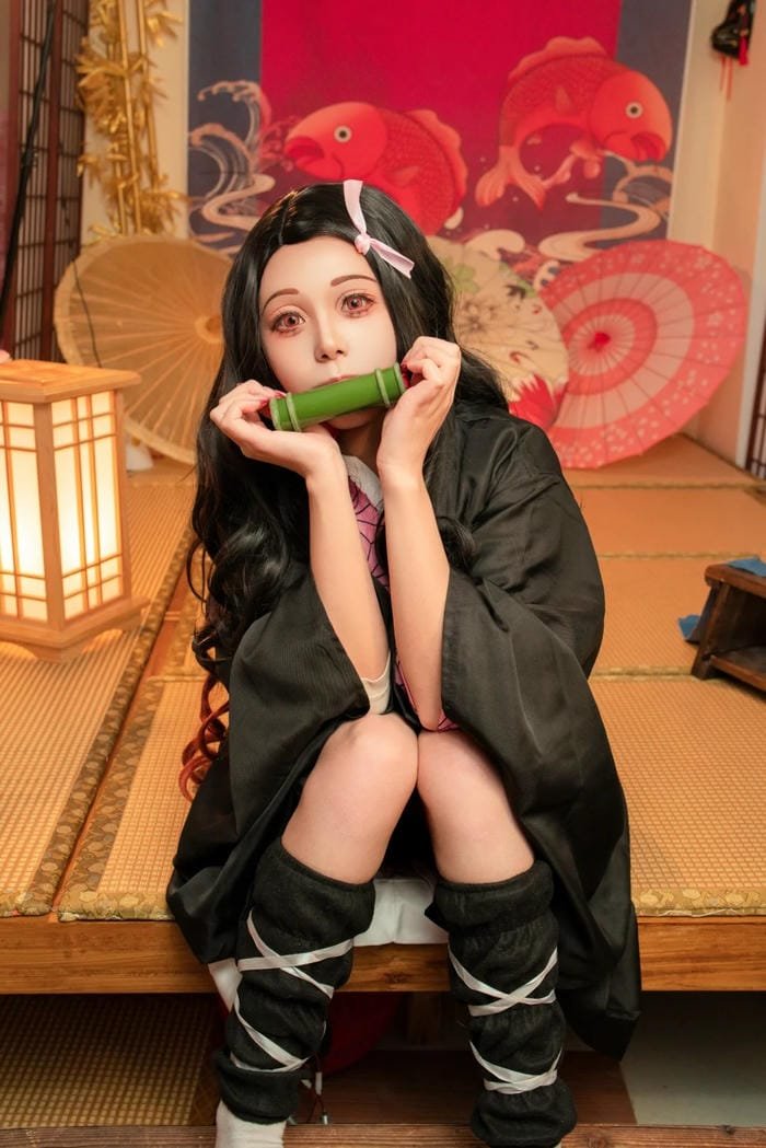 Nezuko cosplay đáng yêu