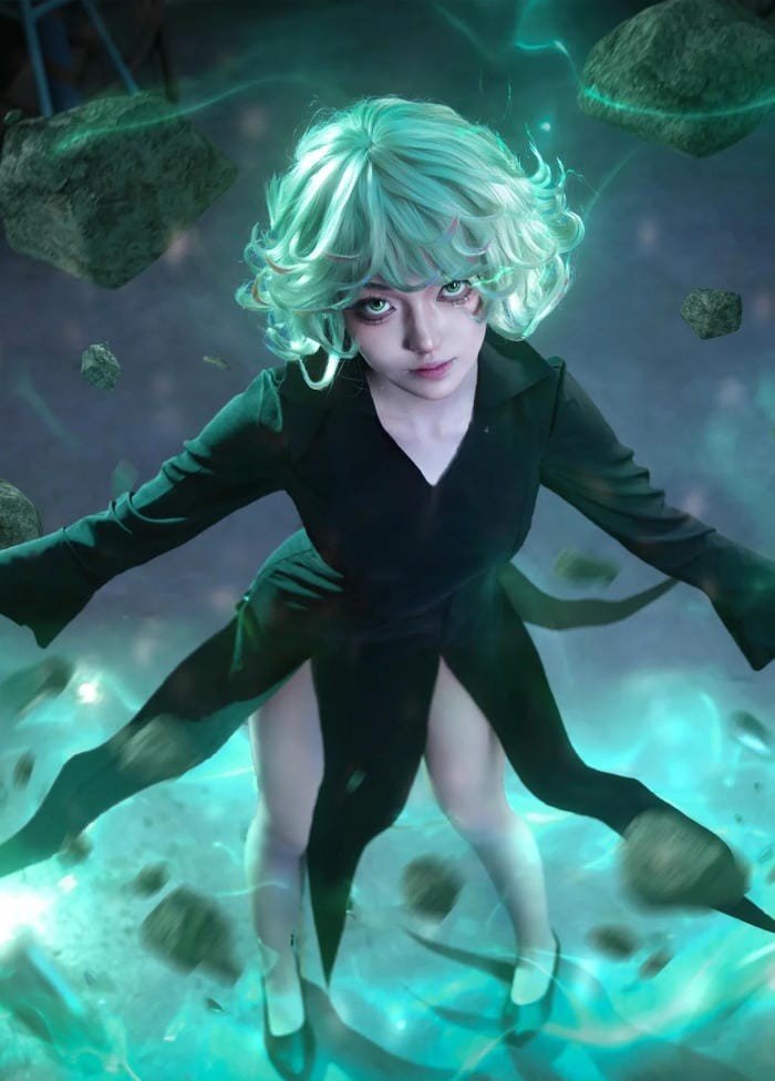 Tatsumaki cosplay nghệ thuật