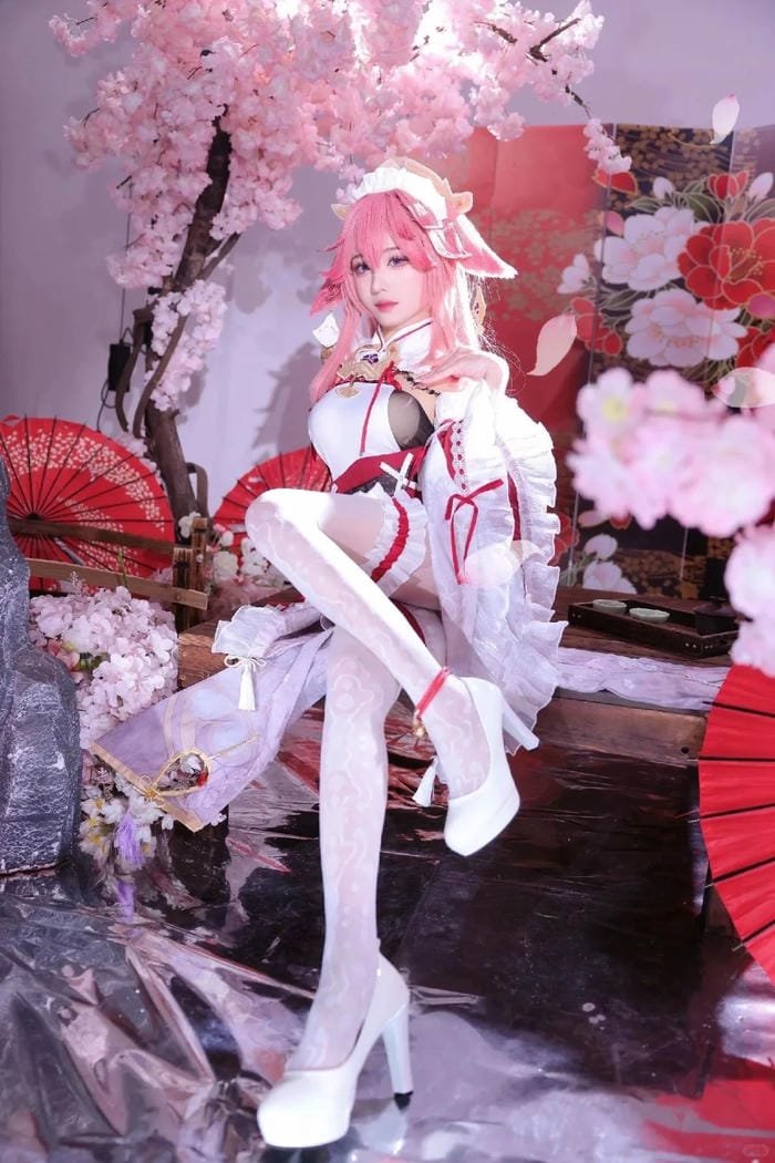 Yae Miko cosplay xinh