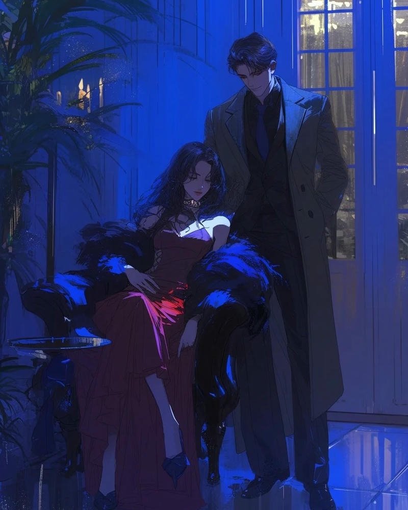 ảnh anime cặp đôi chill cực đáng yêu