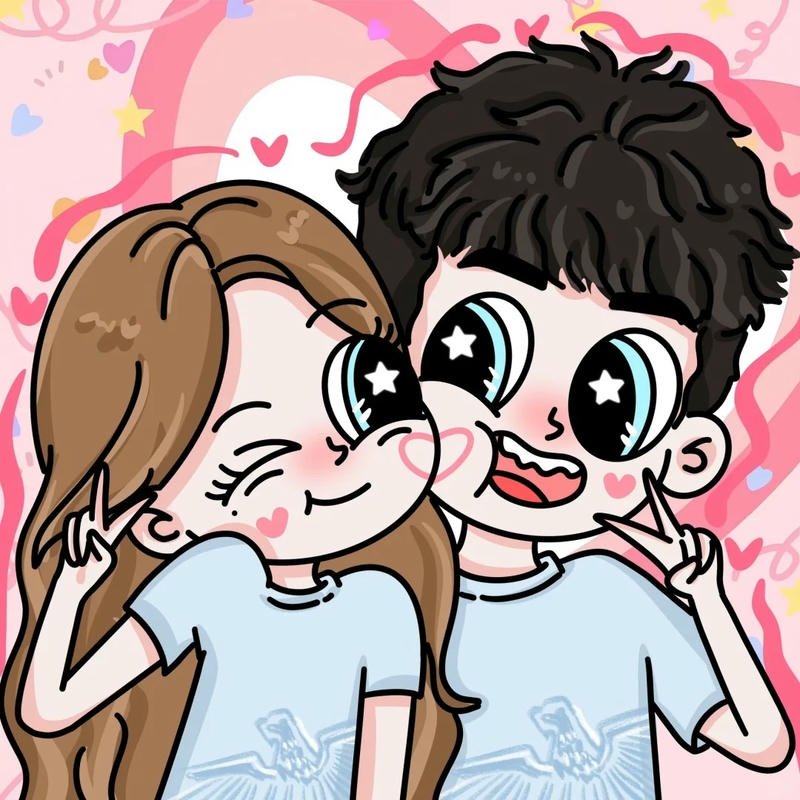 ảnh anime cặp đôi cực chill dễ thương