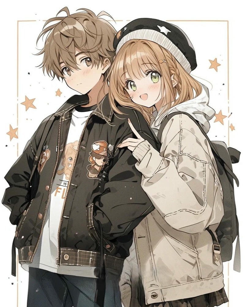 ảnh anime cặp đôi cực dễ cưng đáng yêu