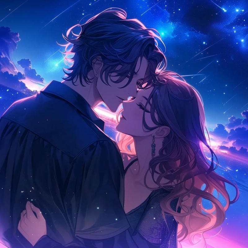 ảnh anime cặp đôi hạnh phúc ngọt ngào