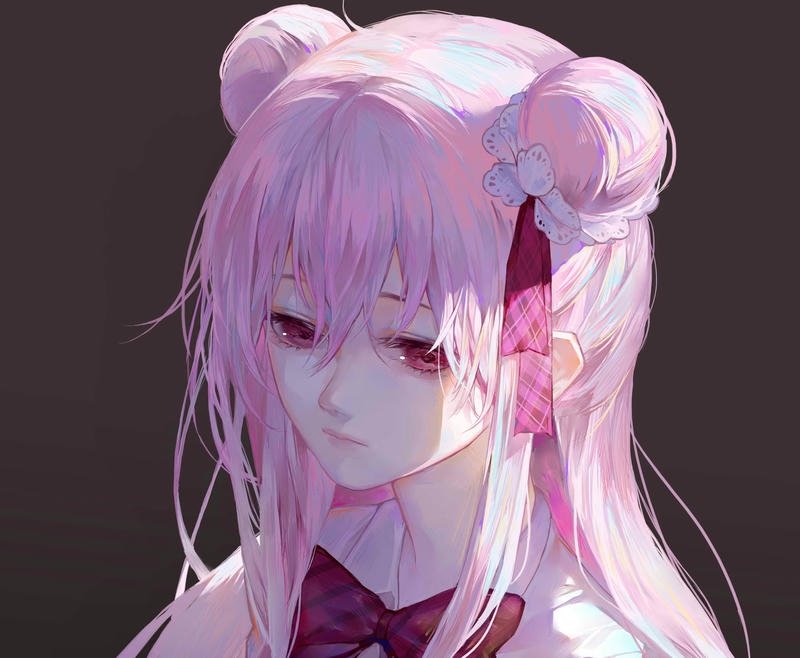 ảnh anime nữ buồn tâm trạng