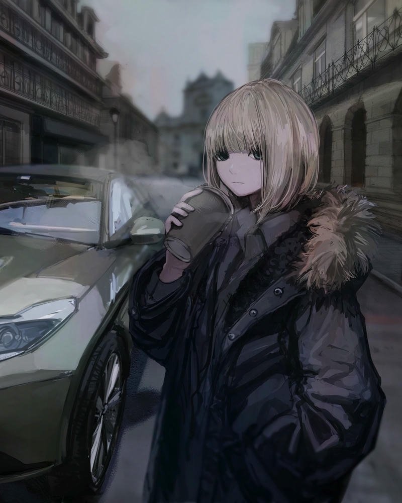 ảnh anime nữ cute buồn nhẹ