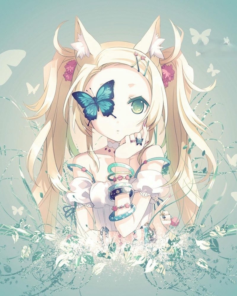 ảnh anime nữ cute siêu dễ thương