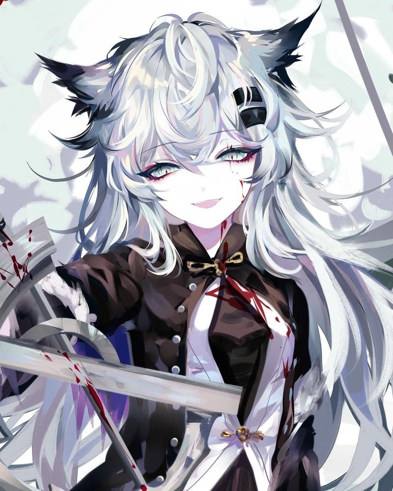 ảnh anime nữ cute tỏa sáng