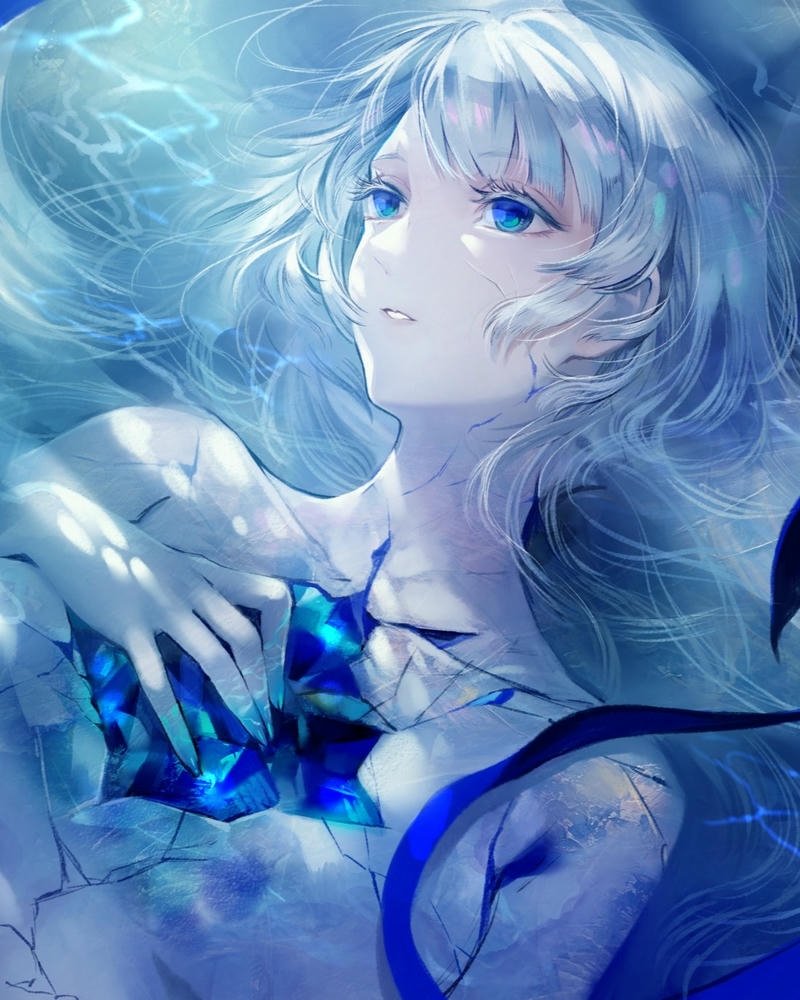 ảnh anime nữ đầy màu sắc