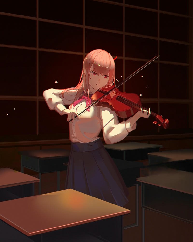 ảnh anime nữ giữa thiên nhiên