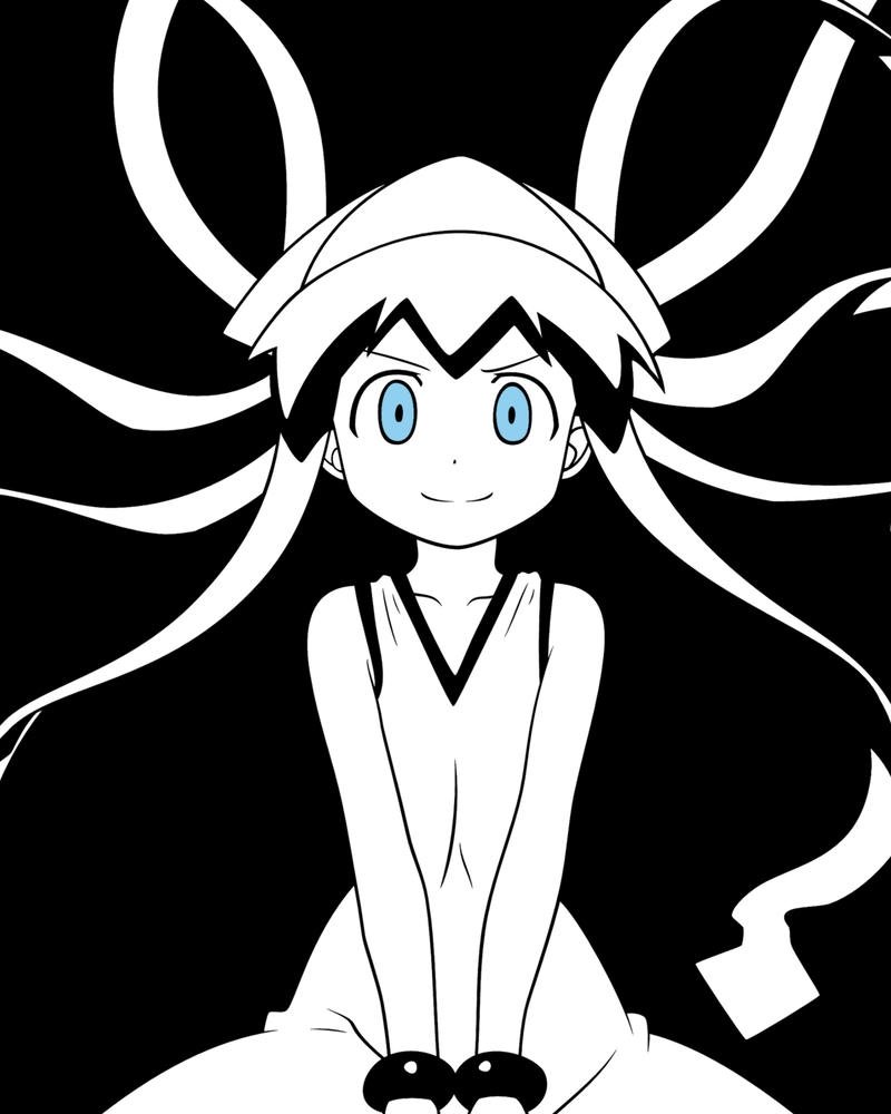 ảnh anime nữ nền tối