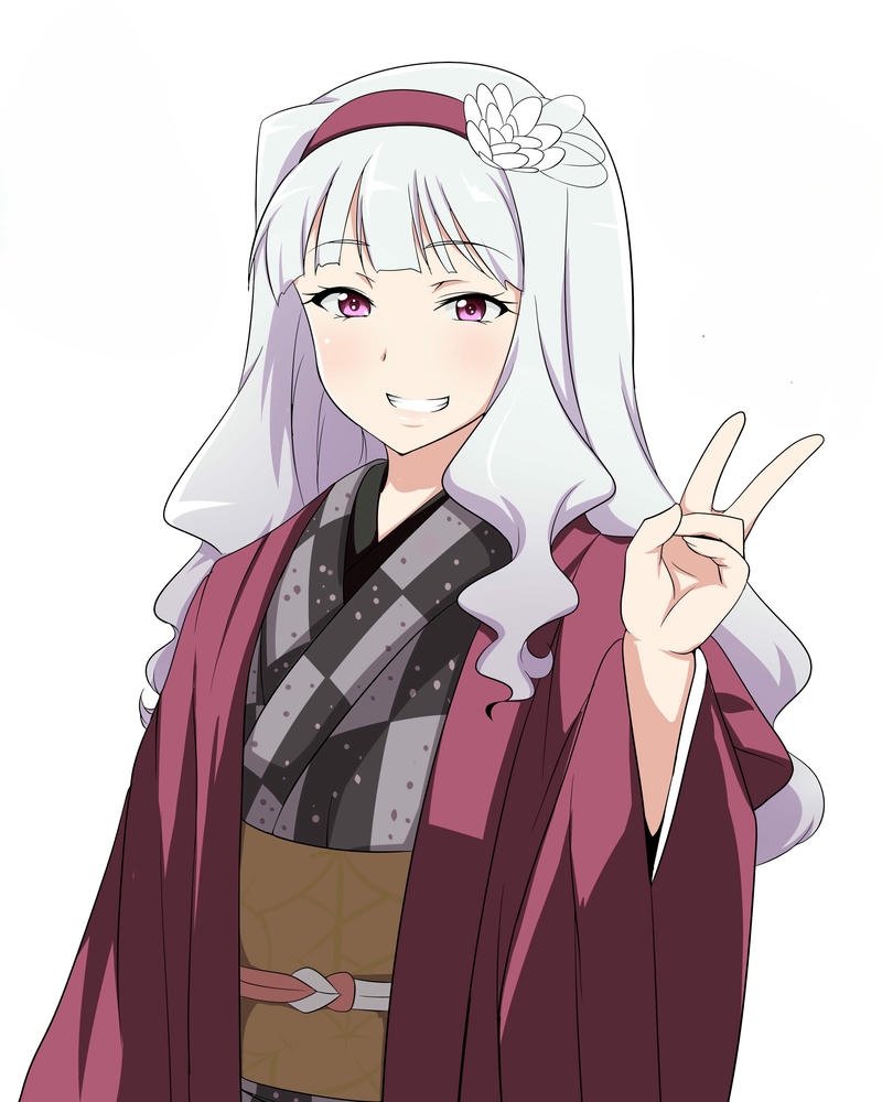 ảnh chill hình ảnh anime nữ mặc kimono