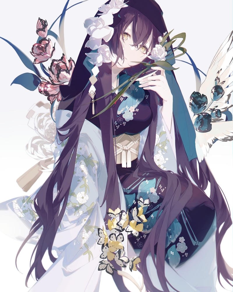 ảnh dễ thương hình ảnh anime nữ mặc kimono