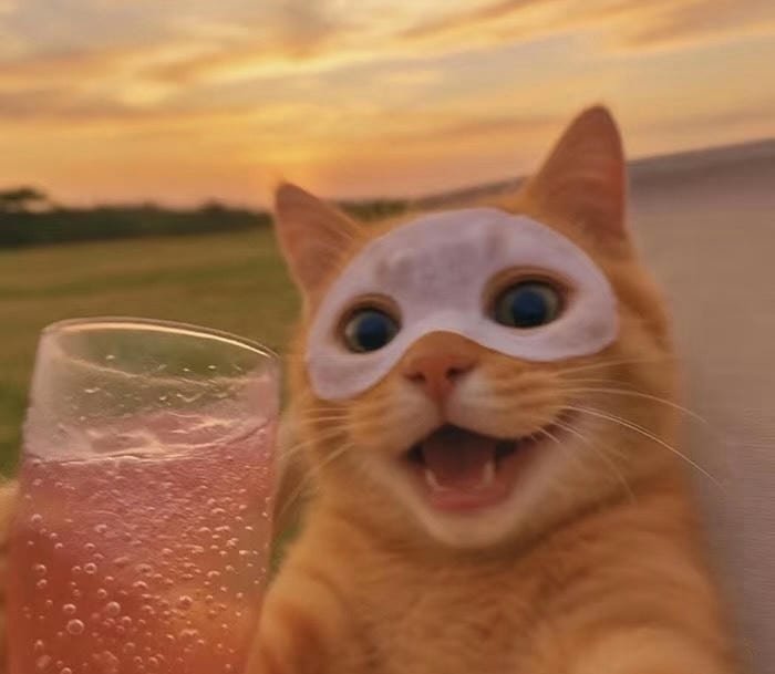 ảnh đẹp về avatar mèo vô tri