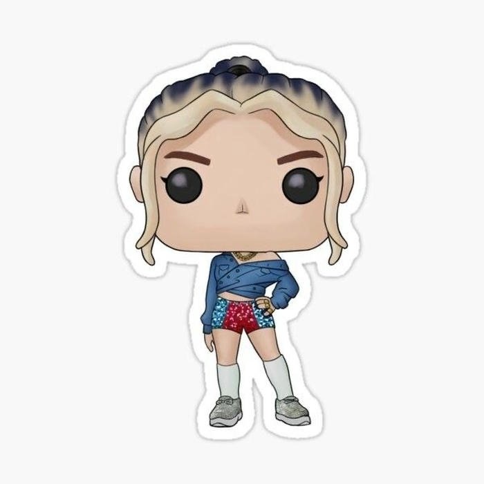 ảnh jennie chibi thần thái ngầu chất