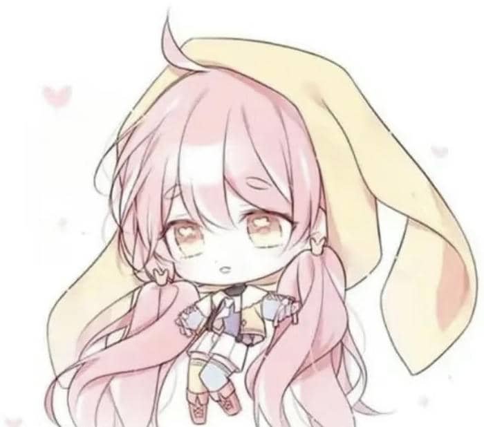 ánh mắt long lanh ảnh anime nữ chibi