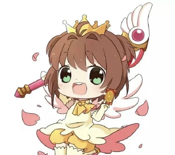 ánh mắt tròn xoe ảnh anime nữ chibi