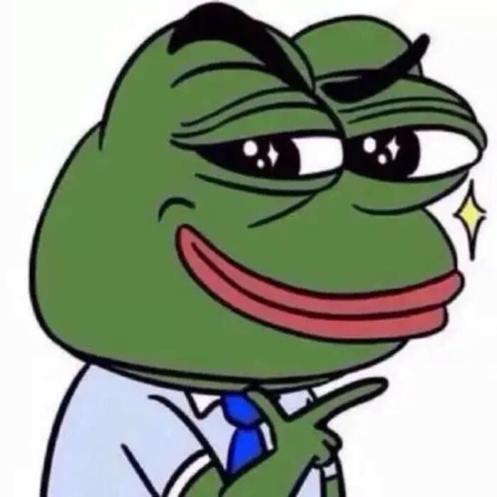 ảnh meme ếch xanh