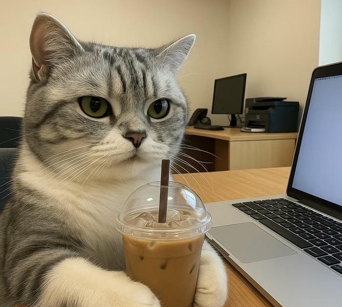 ảnh mèo vô tri avatar siêu dễ thương