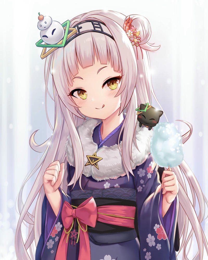 ảnh nghệ thuật hình ảnh anime nữ mặc kimono