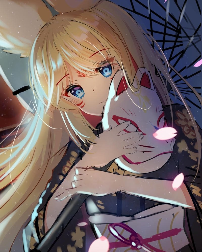 ảnh xinh đẹp hình ảnh anime nữ mặc kimono