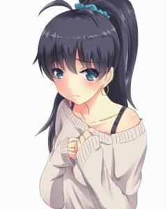 anime nữ buồn ảnh tối