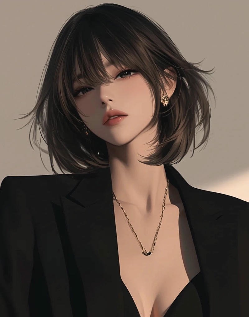 anime nữ ngầu ảnh đẹp nổi bật