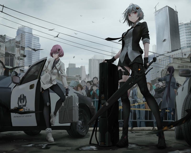 anime nữ ngầu ảnh lung linh