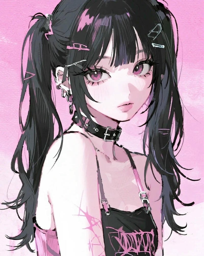 anime nữ ngầu ảnh nhẹ nhàng