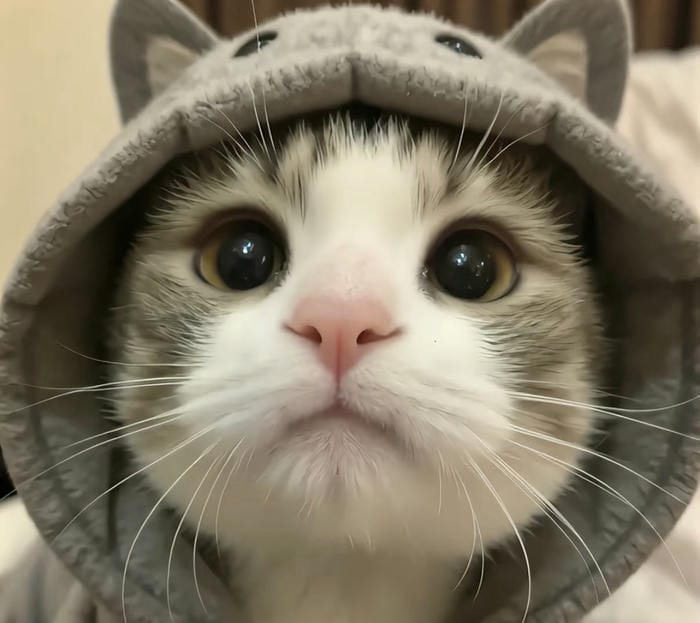 avatar mèo vô tri chất ngầu