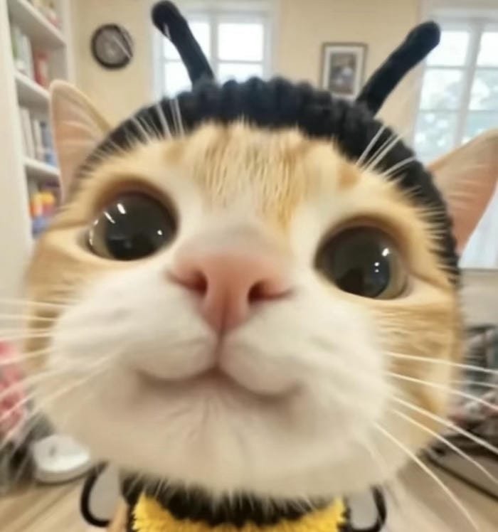 avatar mèo vô tri đẹp đáng yêu