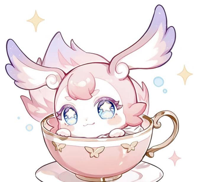 biểu cảm cute ảnh anime chibi