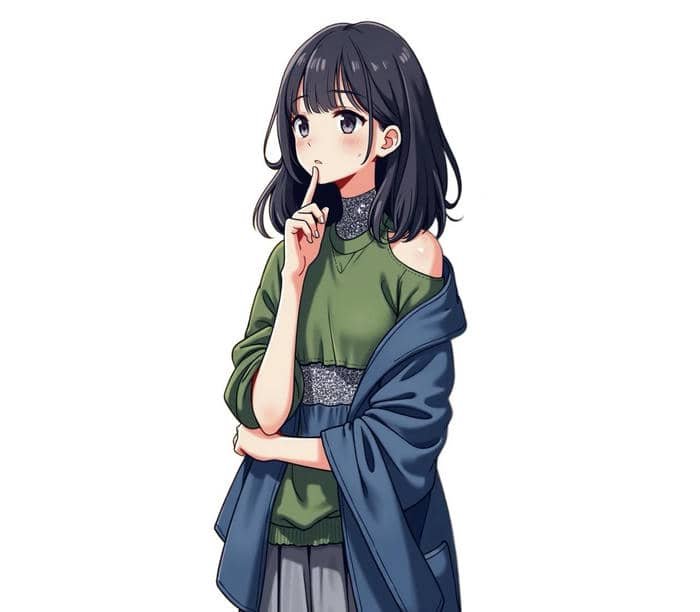 biểu cảm tinh nghịch ảnh anime nữ chibi