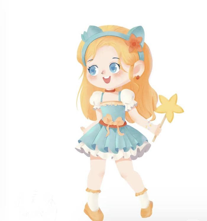 biểu cảm tươi ảnh anime nữ chibi