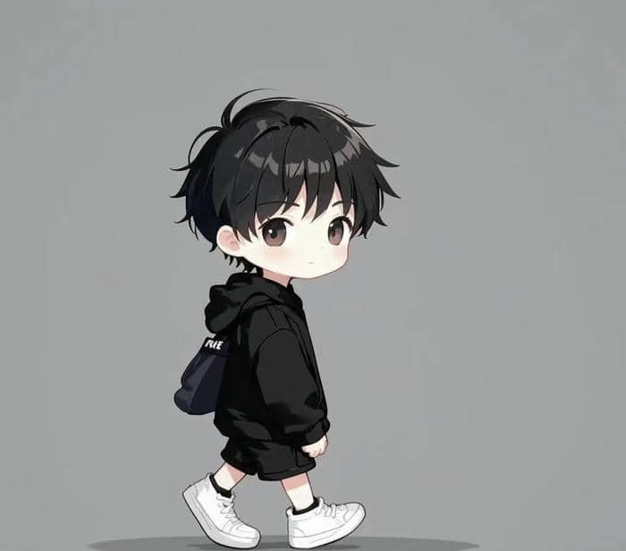 bố cục nhỏ gọn ảnh anime chibi