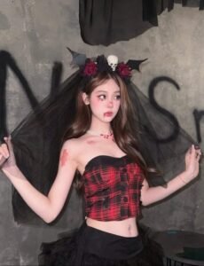 cosplay Halloween hóa trang đơn giản